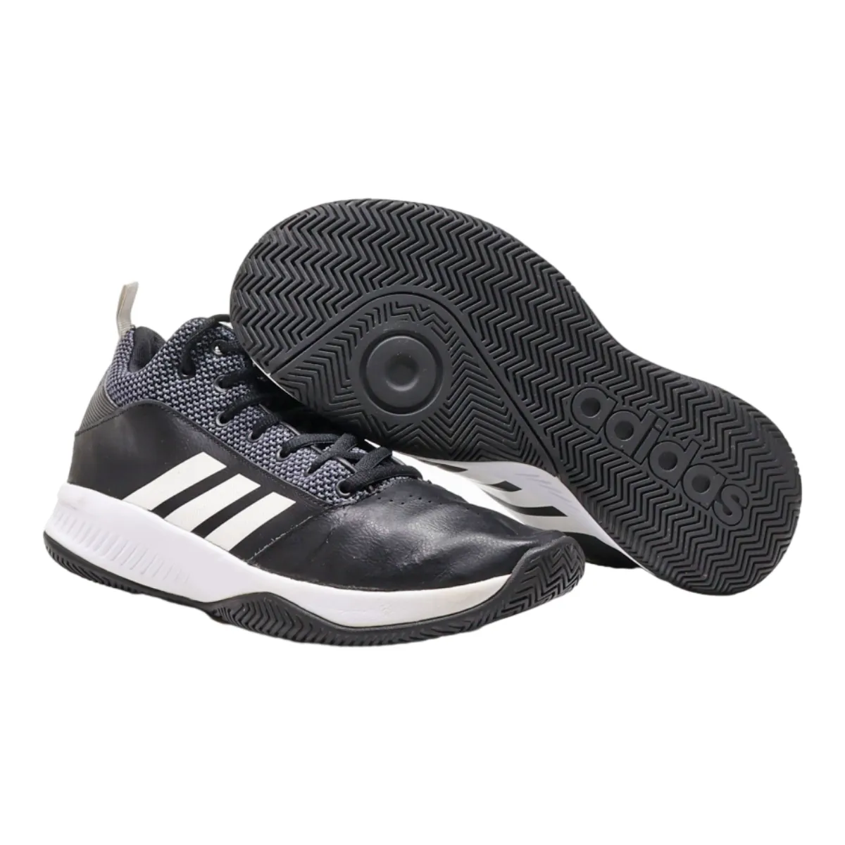 ADIDAS Ilation Sneaker Trainers Black Synthetic Mens UK 10