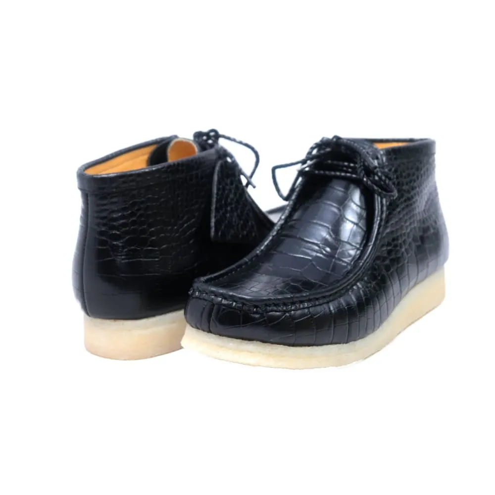 British Walkers Gators Wallabee Boots Men's Alligator Leather
