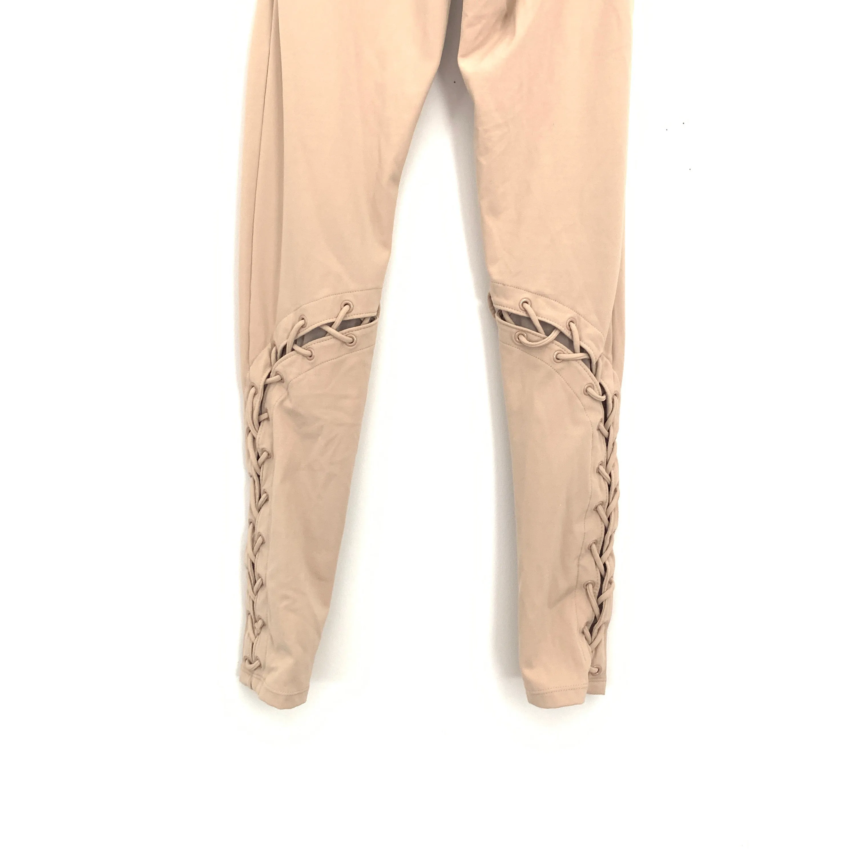 Carbon38 Nude Lace Up Legging- Size S (Inseam 26”) *see notes!