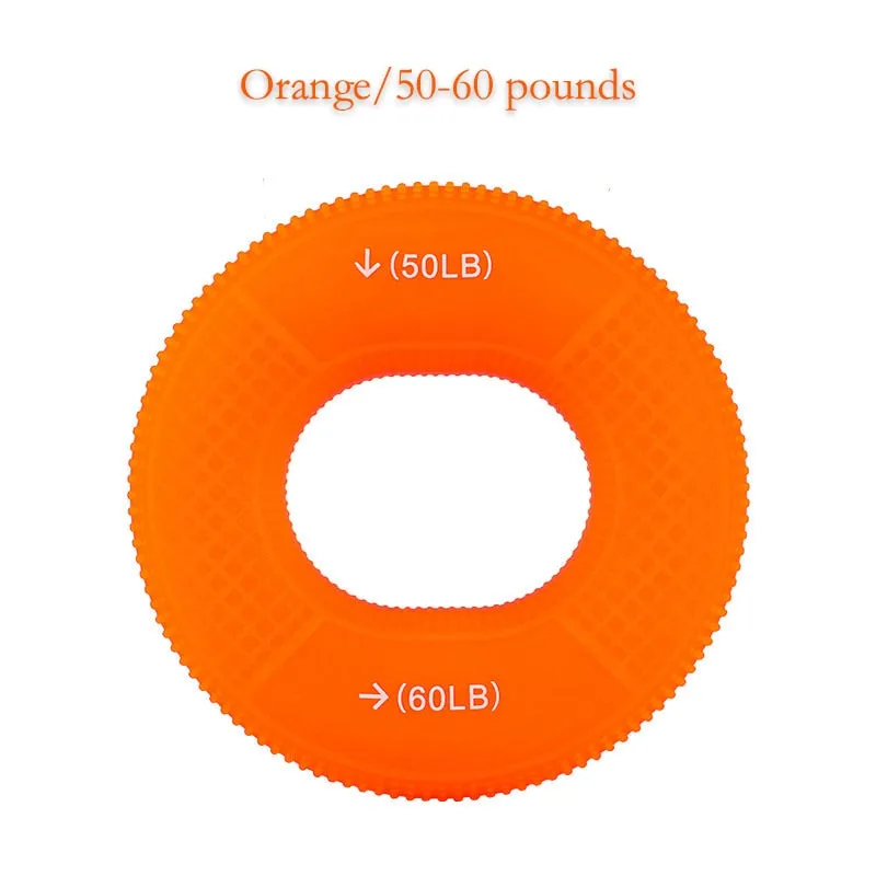 Hand Exerciser Train Fingers Strength Silicone Grip Ring