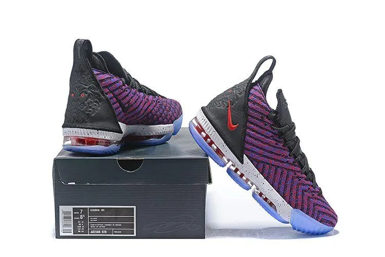 LeBron 16 Schuhe Court Purple/Black-White Sneakers