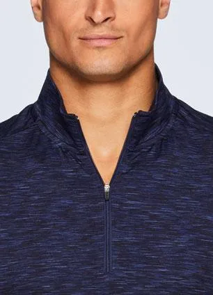 Stratus 1/4 Zip Fitted Long Sleeve Workout Shirt